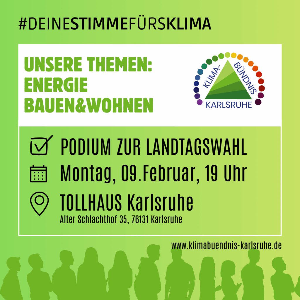 Wahlpodium Klimab&uuml;ndnis